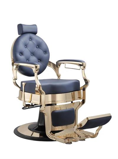 BUZZ GOLD BLUE SILLÓN DE BARBERO
