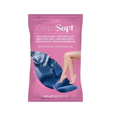 DEPILACIÓN DEPILSOFT AZUL BOLSA 1000GR CERA