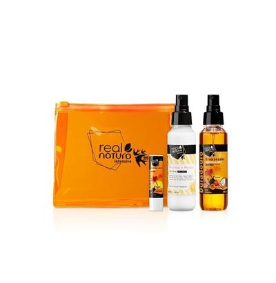 NATURA KIT (ACEITE BRONCEA + SPRAY CABELLO + BARRA LABIOS + BOLSA)
