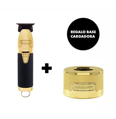 BABYLISS SKELETON GOLD GRIP NEGRO + REGALO BASE CARGA (35981) KIT