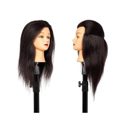 MANIQUÍ WOMAN BLACK 30% ANIMAL + 70% HUMANO 35-40CM CABEZA