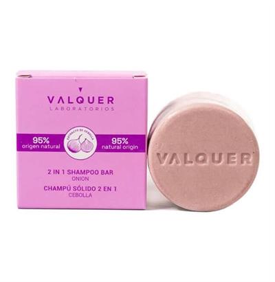 CHAMPÚ SÓLIDO 2 EN 1 CEBOLLA 70G VALQUER