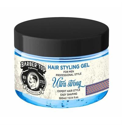 TOP HAIR GEL 300ML ULTRA STRONG BARBER