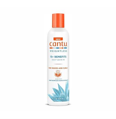 WEIGHTLESS 15+ BENEFITS DAILY LEAVE-IN CANTU 236ML