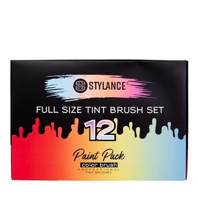 COLOR BRUSH SET 12 PALETINAS STYLANCE PAINT PACK