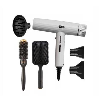 FORTE PRO+ CERAMIC ROUND BRUSH BR1 + ANTI-STATIC PADDLE BRUSH JRL PACK