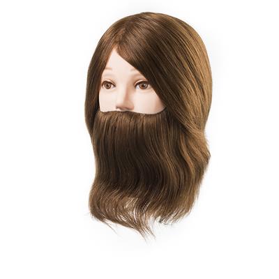 MANIQUÍ HOMBRE CON BARBA PELO NATURAL CABEZA