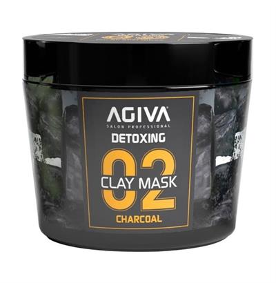 DETOXING CLAY MASK CHARCOAL 02 300ML AGIVA