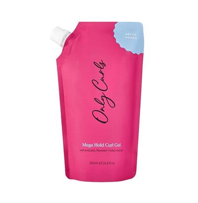 MEGA HOLD CURL GEL 500ML REFILL POUCH ONLY CURLS