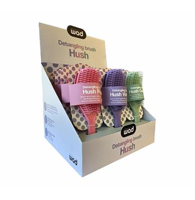 12 DETANGLING BRUSH HUSH EXPOSITOR