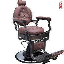 OLYMPO SILLÓN DE BARBERO MARRÓN
