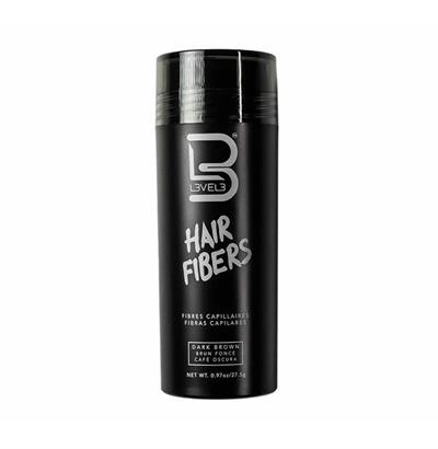 FIBERS DARK BROWN 100% NATURAL 27.5G L3VEL3 HAIR
