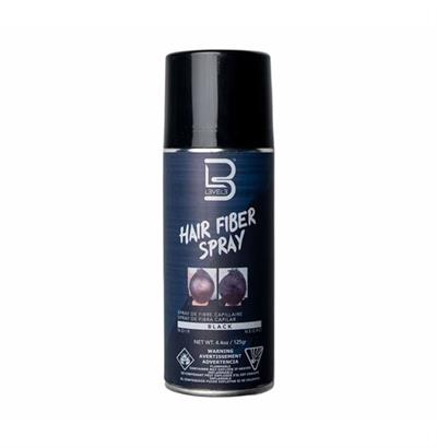 HAIR FIBER SPRAY 125G L3VEL3 BLACK