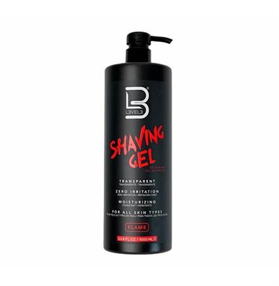 SHAVING GEL FLAME 1000ML L3VEL3 CLEAR