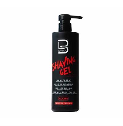 SHAVING GEL FLAME 500ML L3VEL3 CLEAR