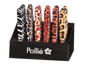  24 PINZAS ESTAMPADO ANIMAL
 EXPOSITOR