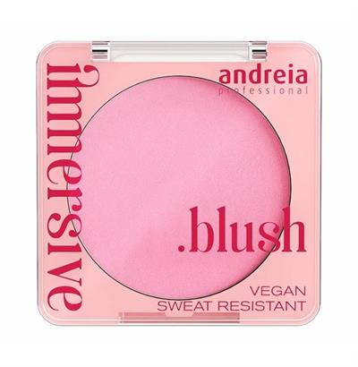 BLUSH 01 SOFT PINK GLOWY FINISH VEGAN IMMERSIVE
