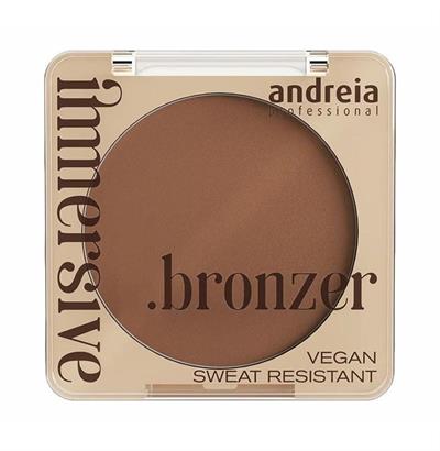 BRONZER 01 LIGHT COOL BROWN SATIN FINISH VEGAN IMMERSIVE