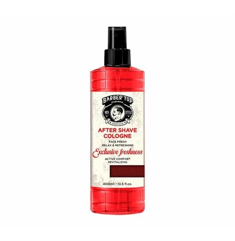AFTER SHAVE COLOGNE EXCLUSIVE FRESHNESS BARBER TOP 400ML