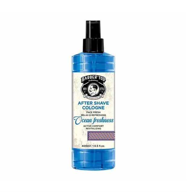 AFTER SHAVE COLOGNE OCEAN FRESHNESS BARBER TOP 400ML