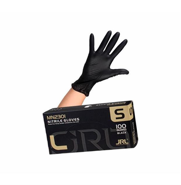 NITRILO NEGROS TALLA S GUANTES