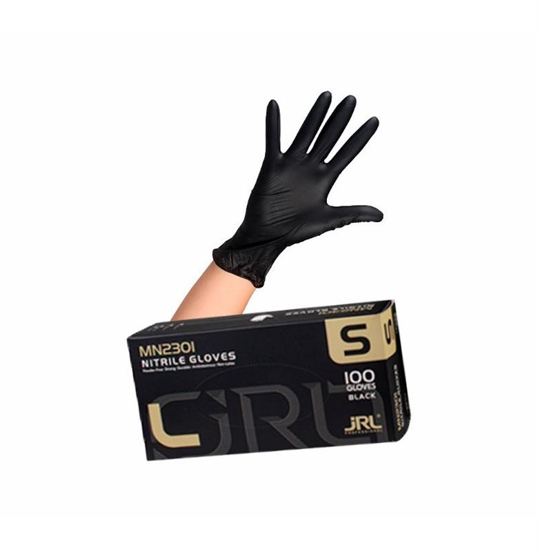 NITRILO NEGROS TALLA S GUANTES
