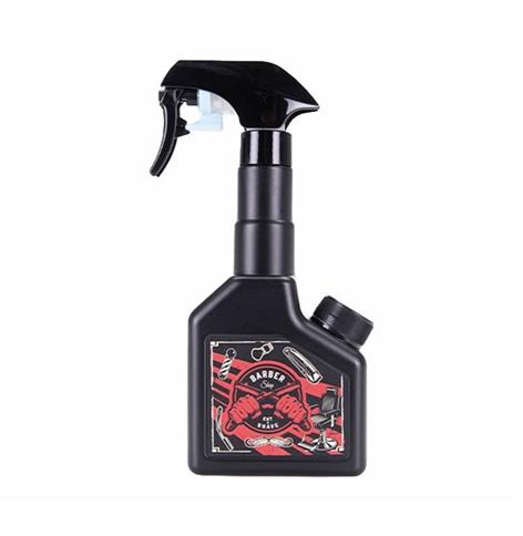 PULVERIZADOR BARBER FUEL DOBLE SISTEMA DE RECARGA NEGRO 300ML