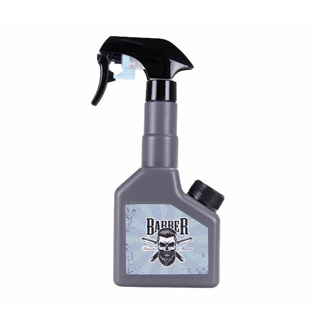 PULVERIZADOR BARBER FUEL DOBLE SISTEMA DE RECARGA GRIS 300ML