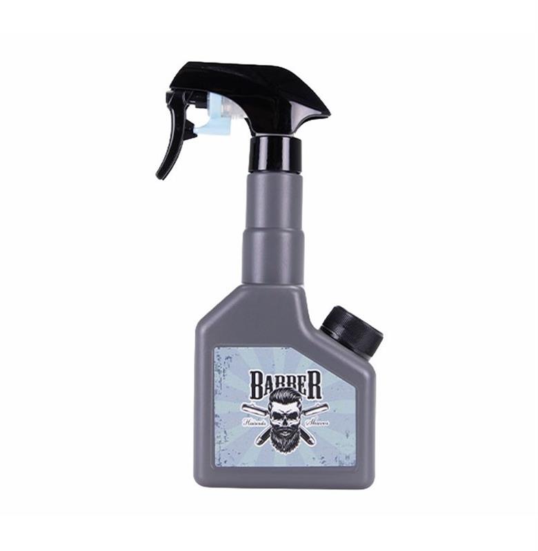 PULVERIZADOR BARBER FUEL DOBLE SISTEMA DE RECARGA GRIS 300ML