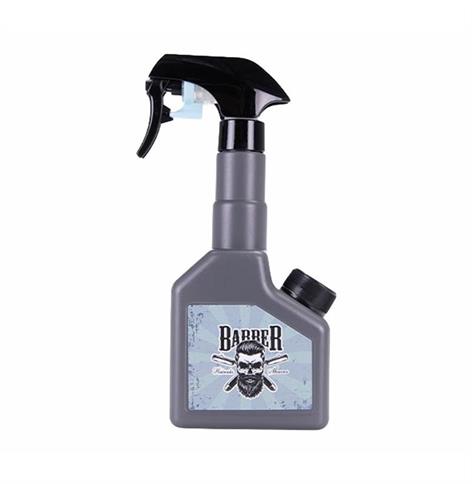 PULVERIZADOR BARBER FUEL DOBLE SISTEMA DE RECARGA GRIS 300ML