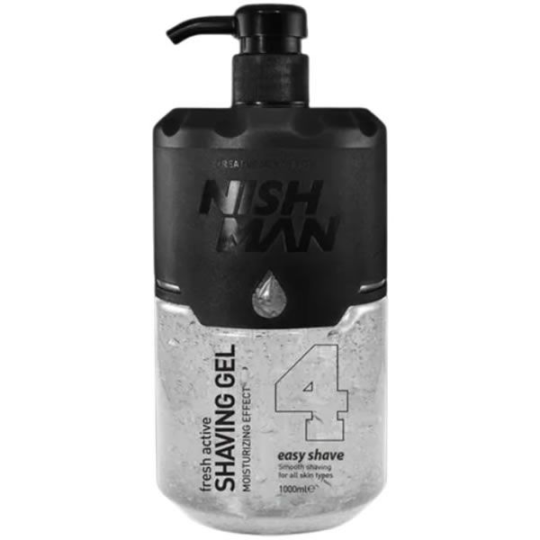 NISHMAN GEL DE AFEITAR 4 TRANSPARENTE 1000ML
