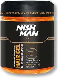 DYNAMIC STYLE 5 GEL FIJADOR ULTRA FUERTE NISHMAN 750ML
