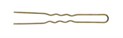 MOÑO HORQUILLAS ONDULADAS BRONCE 75MM BOLSA 20
