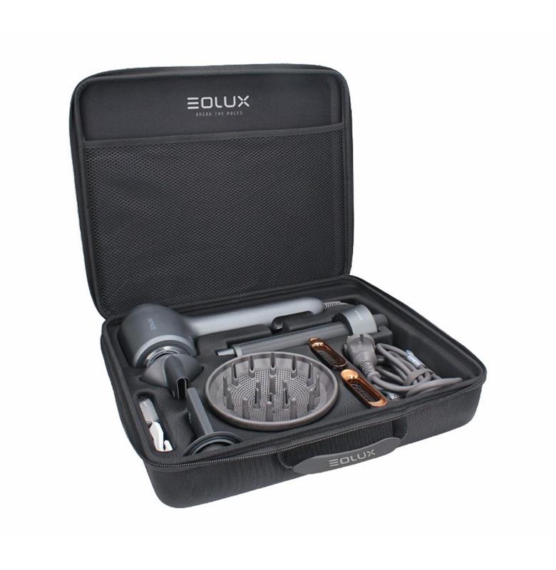 IÓNICO BRUSHLESS NEGRO EOLUX PROFESIONAL SET (EX04BLK PLUS) SECADOR