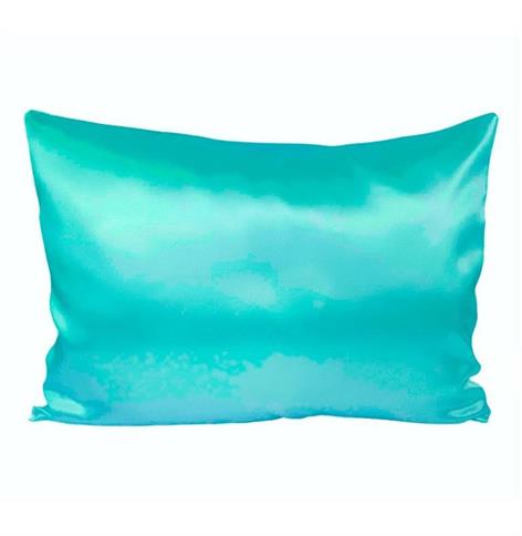 ALMOHADA DE SATÉN POP FUNDA VERDE AGUA 50x65CM