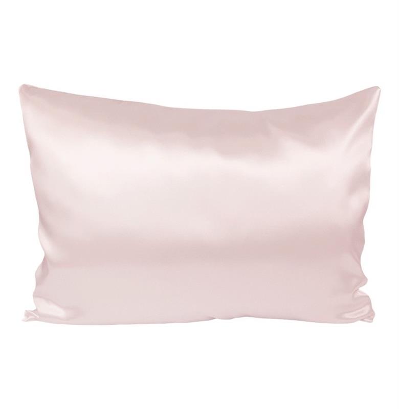ALMOHADA DE SATÉN POP FUNDA ROSA PASTEL 50x65CM
