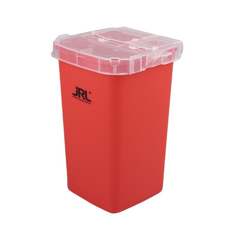 CONTENEDOR ROJO PARA DESECHAR HOJAS DE AFEITAR JRL
