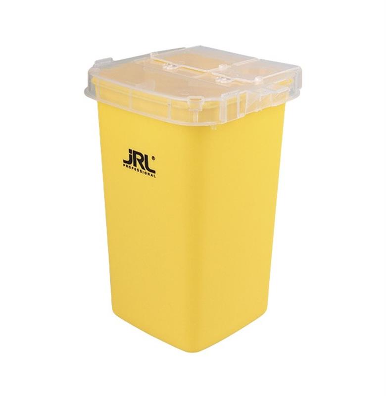 CONTENEDOR AMARILLO PARA DESECHAR HOJAS DE AFEITAR JRL
