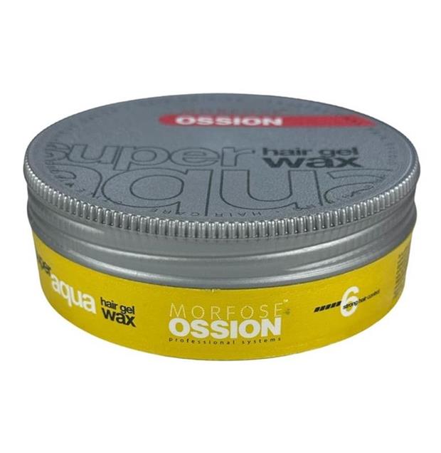 HAIR GEL WAX SHINE AQUA ORANGE OSSION 175ML
