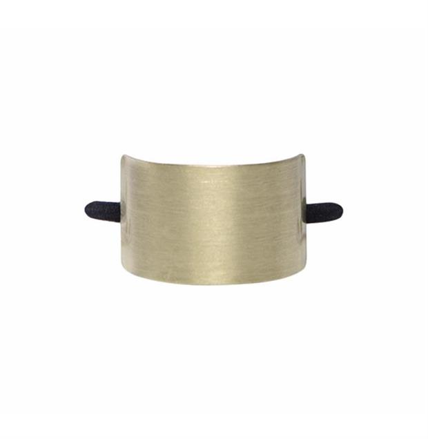 VENICE PONYTAIL BAND COLETERO CON ACCESORIO DORADO RECTANGULAR
