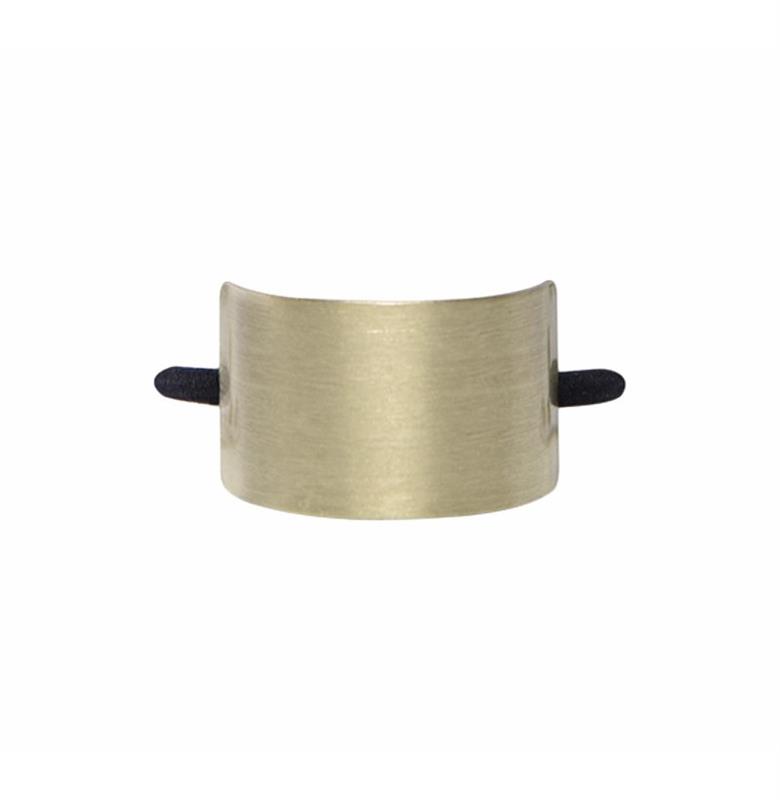 VENICE PONYTAIL BAND COLETERO CON ACCESORIO DORADO RECTANGULAR
