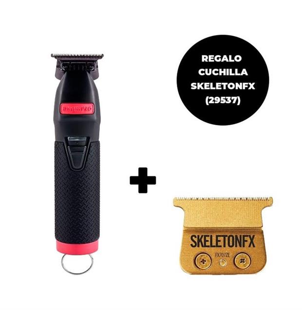 SKELETON MATE ROJA & NEGRA GRIP NEGRO + CUCHILLA SKELETONFX (29537) KIT
