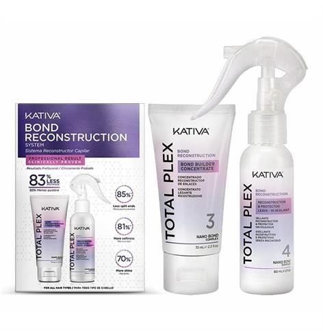 TOTAL PLEX KIT RECONSTRUCTOR DE ENLACES CONCENTRADO KATIVA 70ML +
