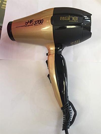 IÓNICO SECADOR SHE 3700 COLOR ORO/NEGRO