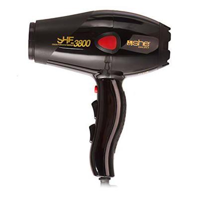IÓNICO SECADOR SHE 3800 COLOR NEGRO