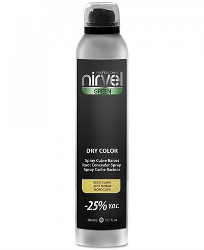 CUBRE RAÍCES SPRAY NIRVEL COLOR RUBIO CLARO 300ml