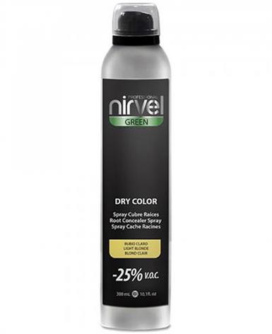 CUBRE RAÍCES SPRAY NIRVEL COLOR RUBIO CLARO 300ml
