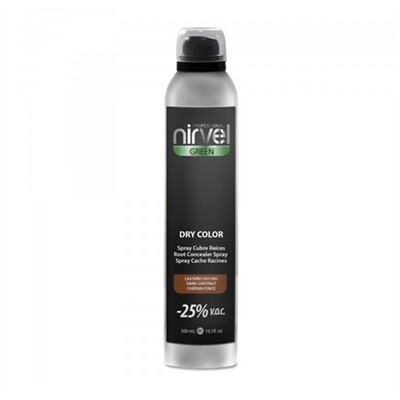 CUBRE RAÍCES SPRAY NIRVEL CASTAÑO OSCURO 300ml
