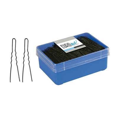 HORQUILLAS INVISIBLES NEGRAS CAJA 400