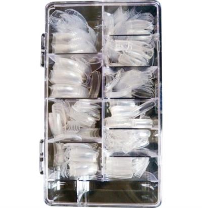 TIPS TRANSPARENTES SURTIDAS 500 UNIDADES CAJA